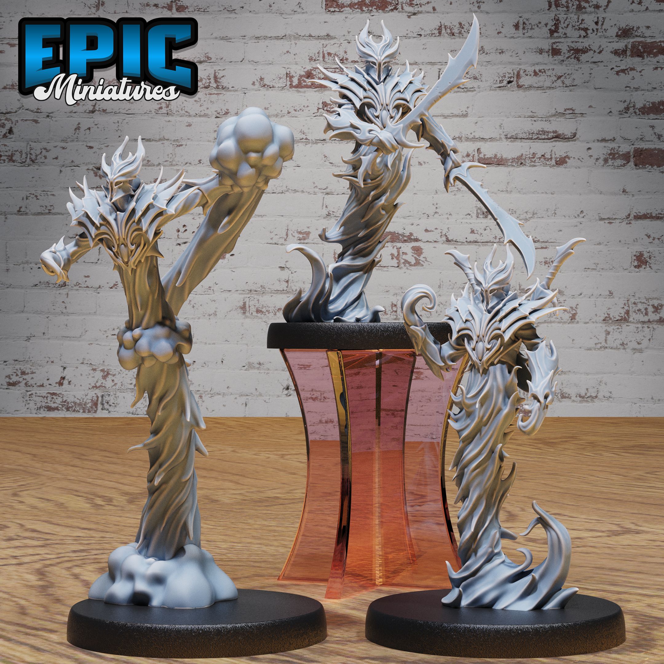 Myrmidon Fire Set / Burning Elemental / Humanoid Creature / Lava Monster / Magma Warrior / Volcano Monster / Flame Beast / Draconic Army Encounter